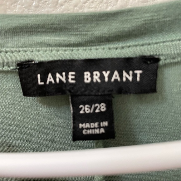 Lane Bryant blouse green 26/28 - Picture 3 of 4